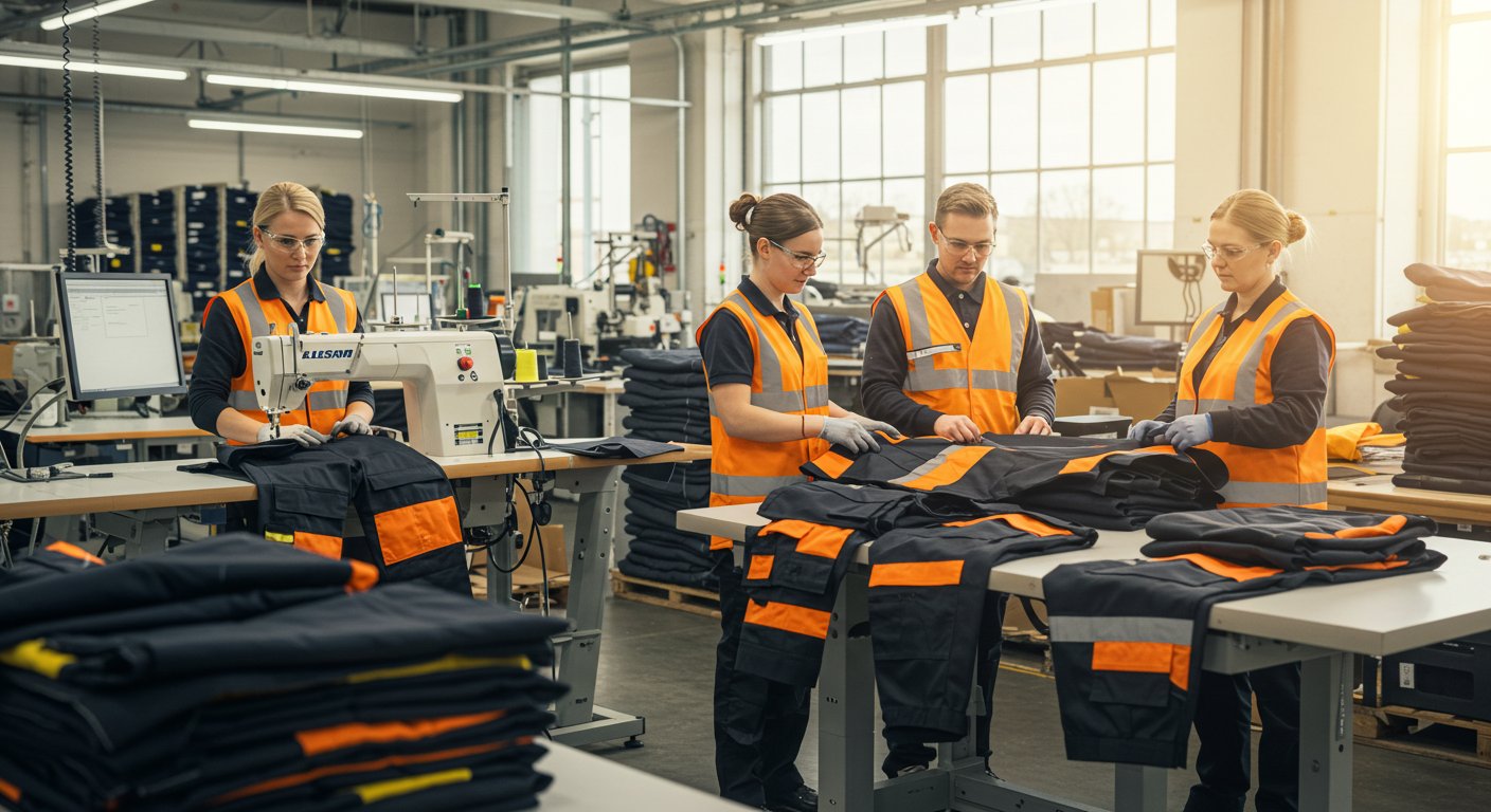 Производство спецодежды для дорожных рабочих