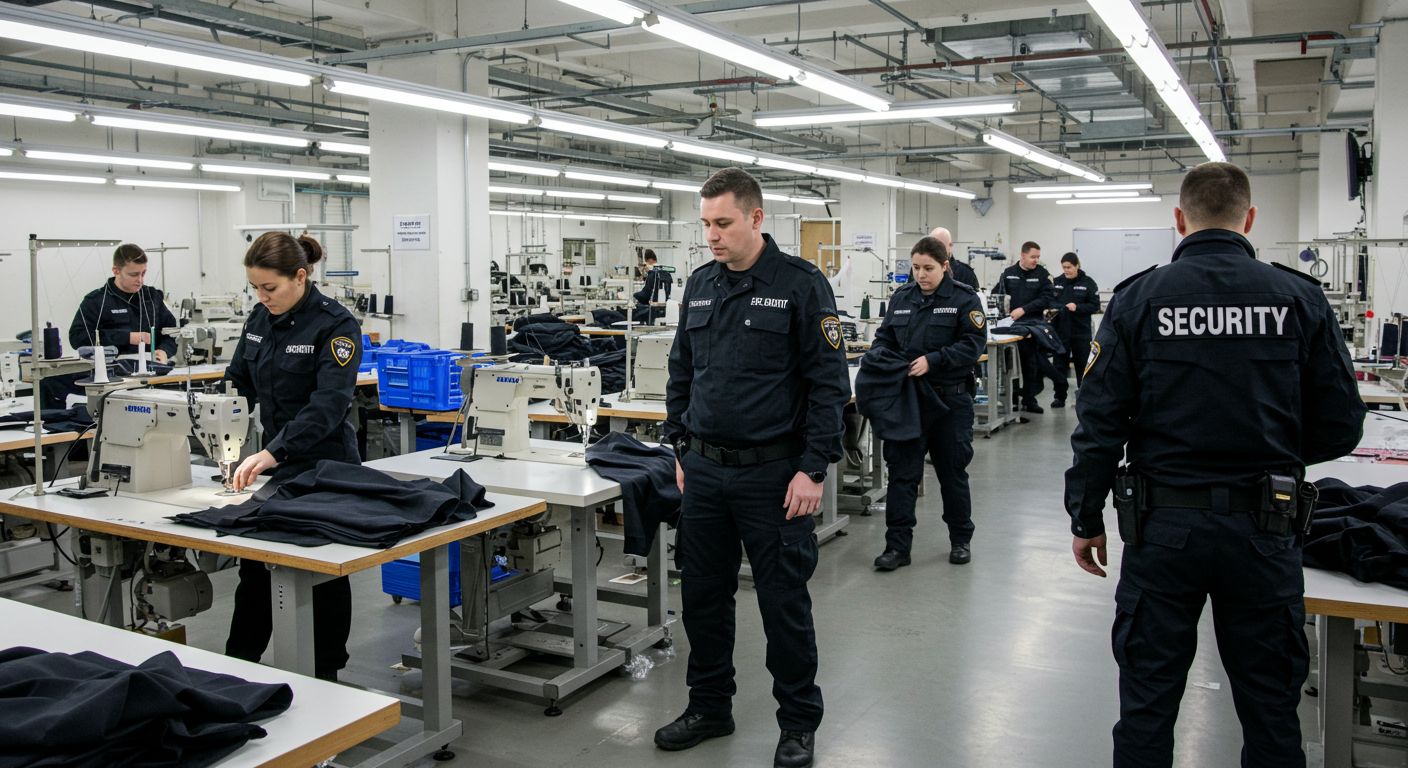 Производство спецодежды для охранников