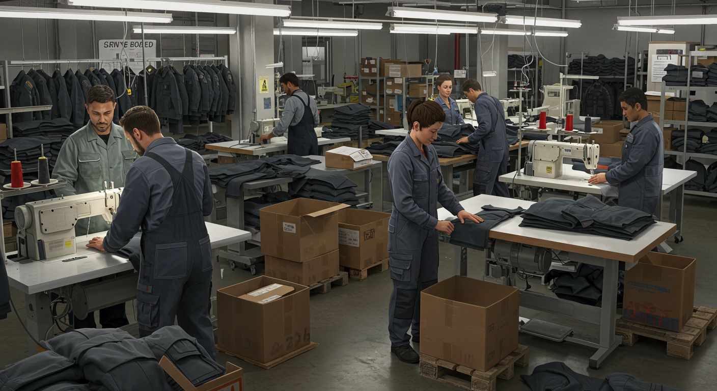 Производство спецодежды для рабочих