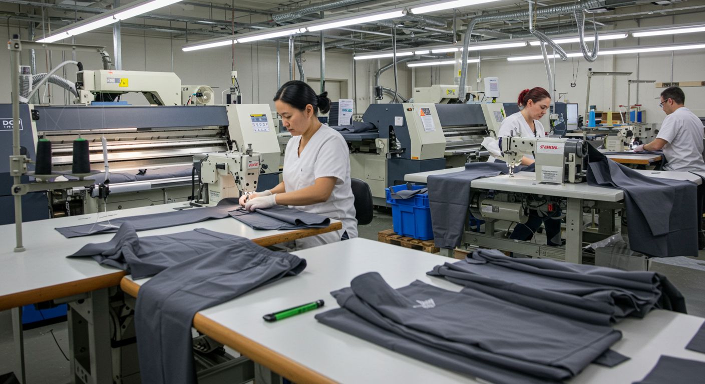 Производство спецодежды из смесовых тканей для медицинских учреждений