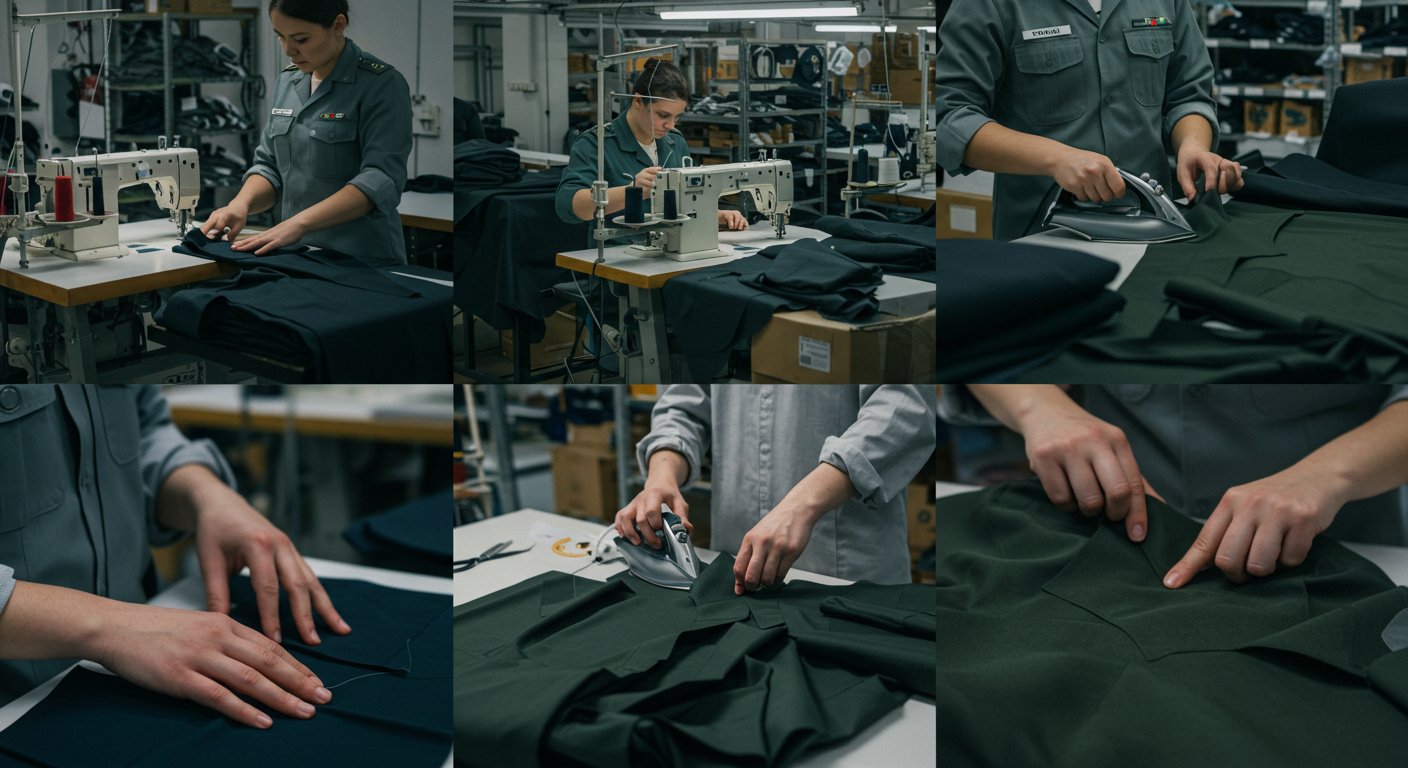 Как делают форму для военных подразделений