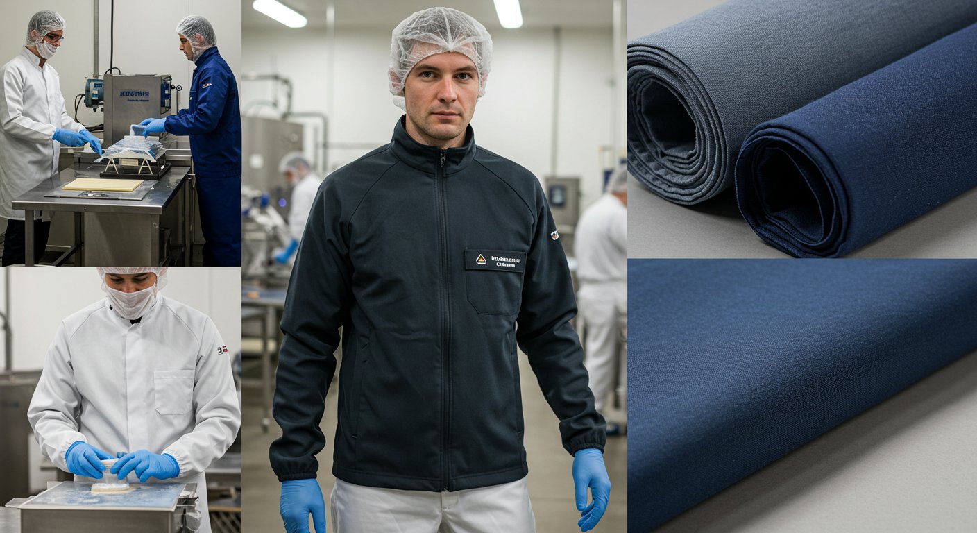 Спецодежда из синтетики для пищевой промышленности