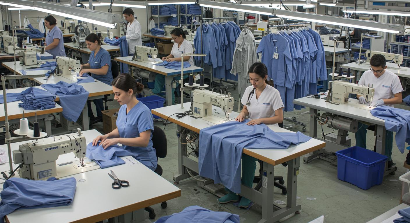 Производство спецодежды из дышащих тканей для медицинских учреждений