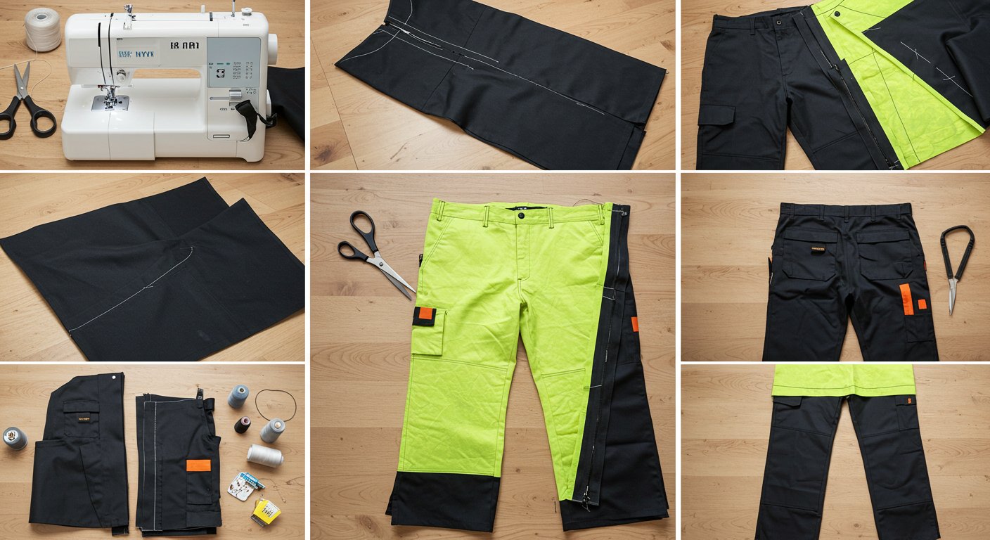 Утепленные рабочие брюки