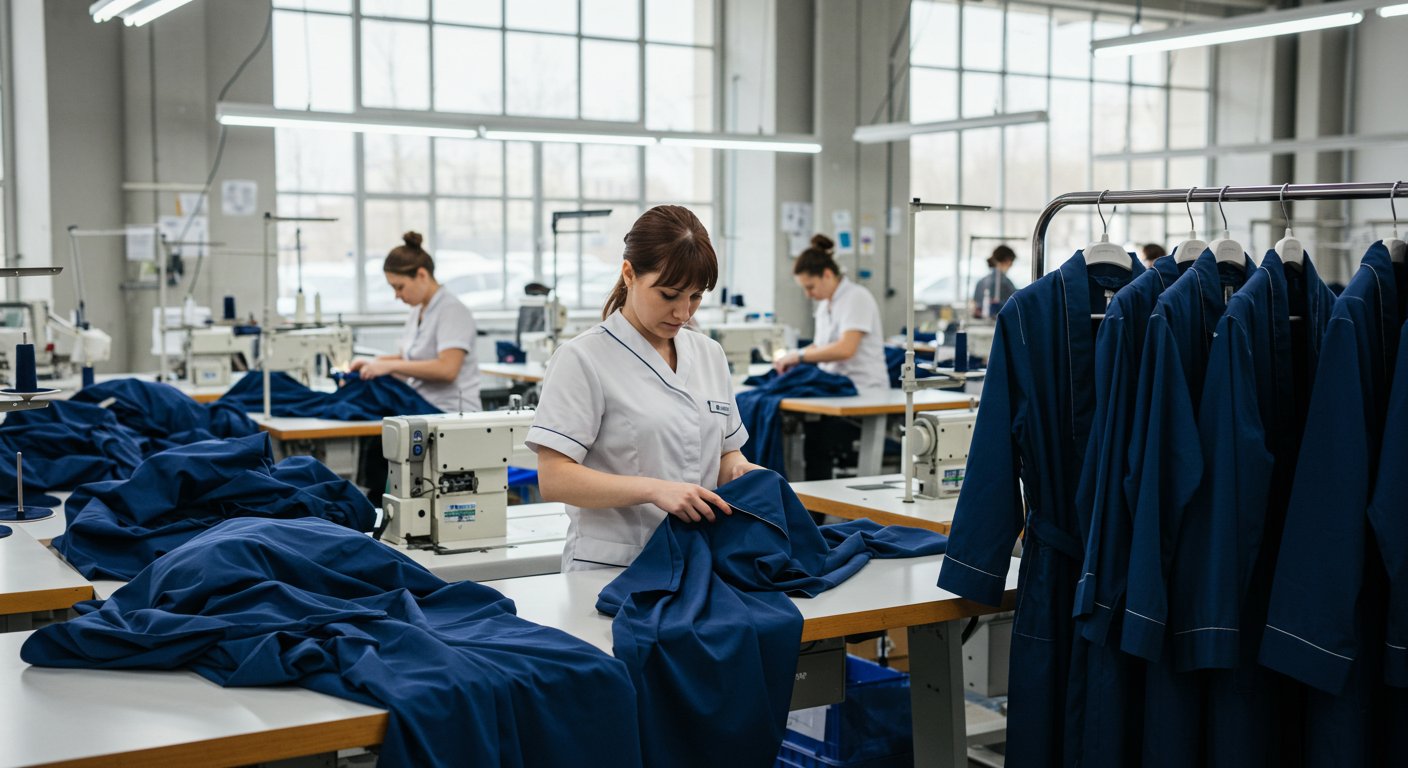 Халаты для сферы обслуживания