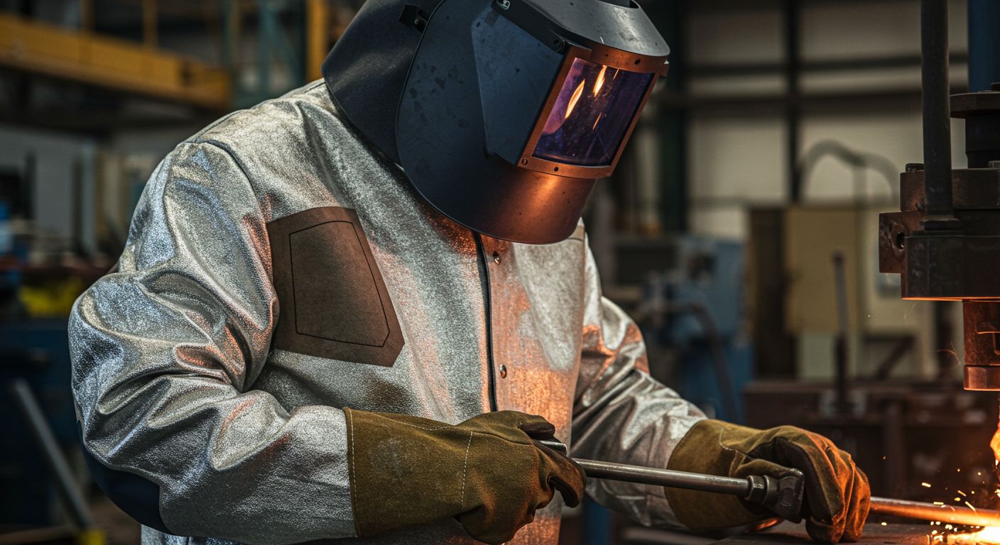 Защитная одежда от искр и брызг металла