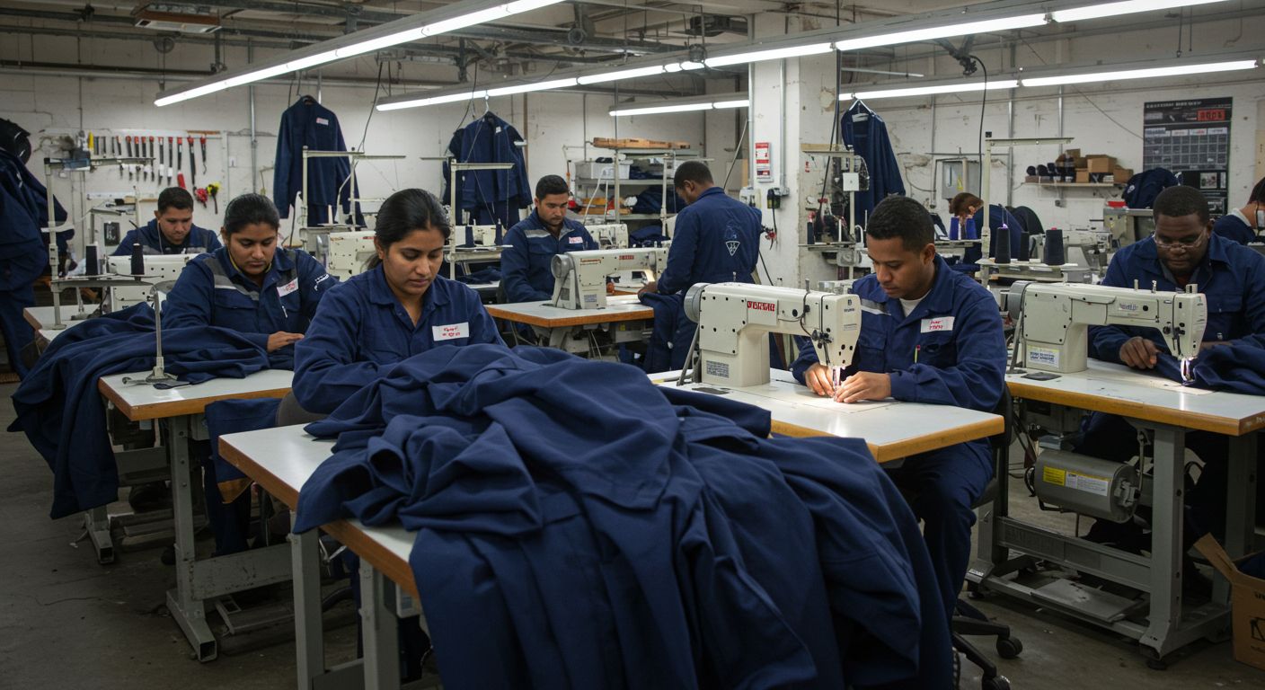 Спецодежда для работников автомастерских