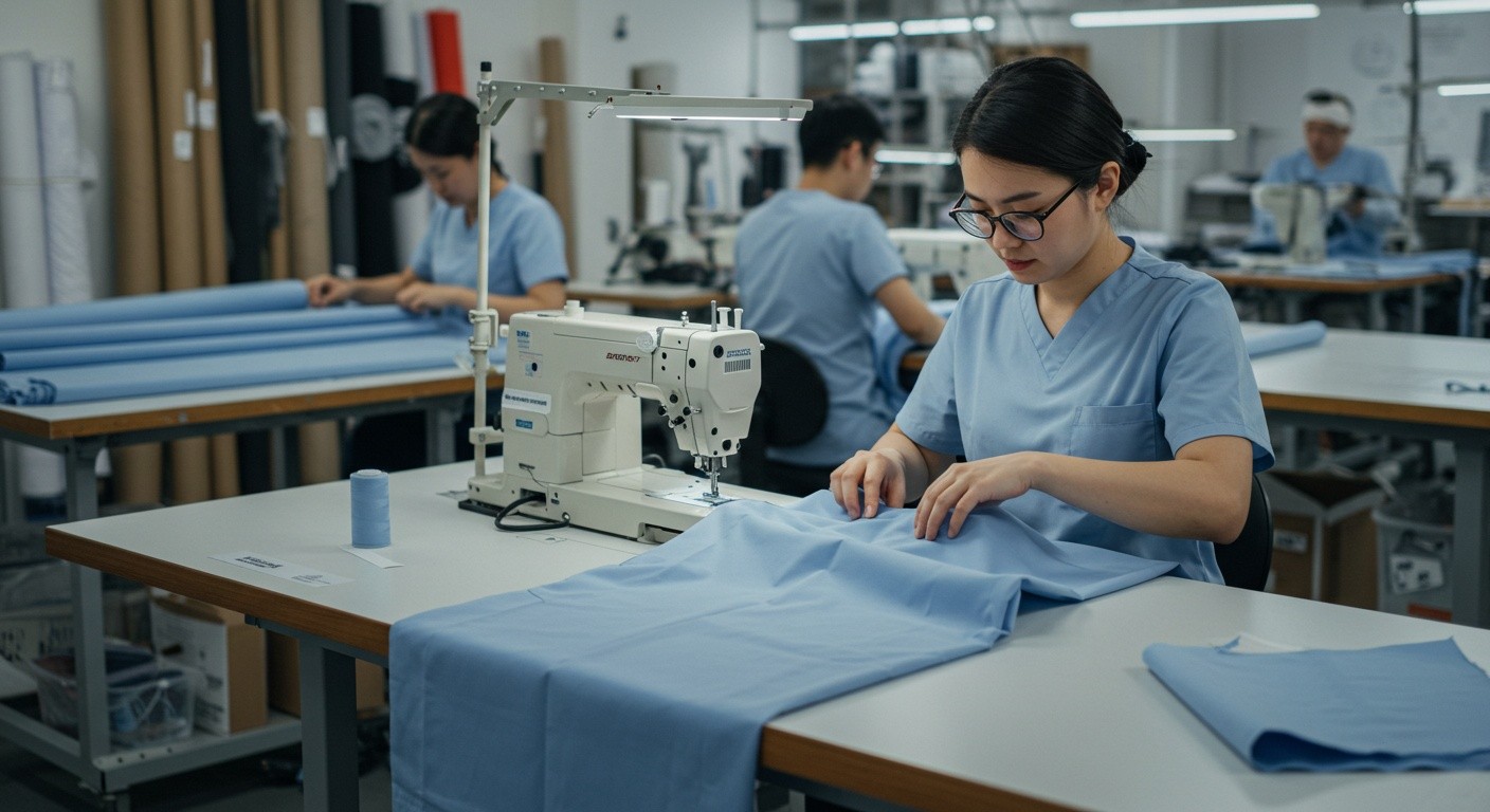 Производство спецодежды мелкими партиями для медицинских учреждений