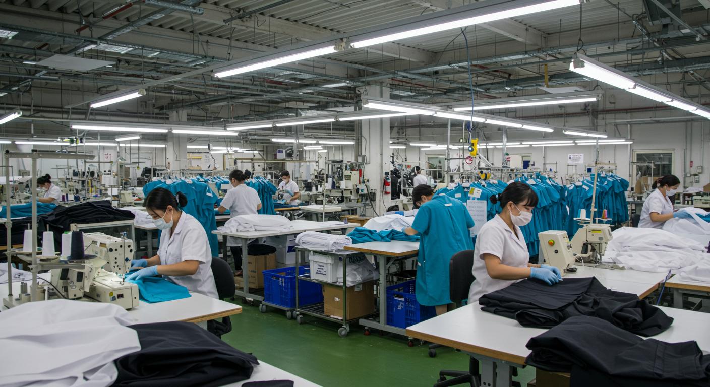 Производство халатов для фармацевтов