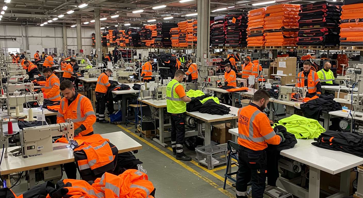 Спецодежда крупными партиями для строительных компаний