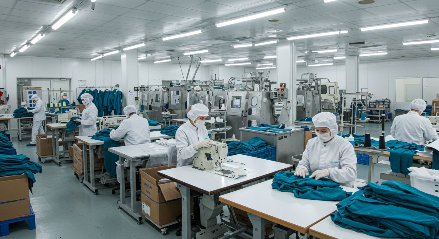 Спецодежда крупными партиями для пищевых производств