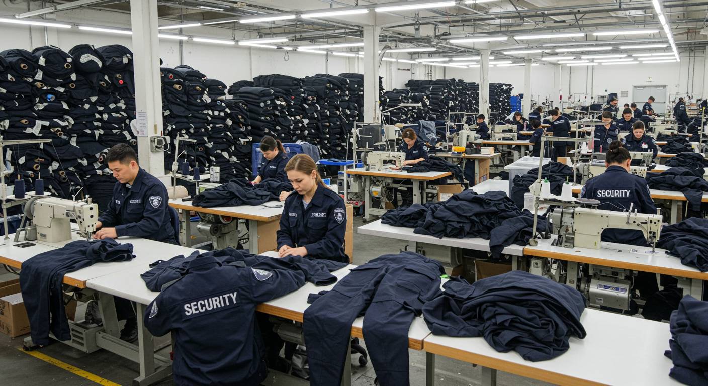 Производство спецодежды крупными партиями для охранных структур