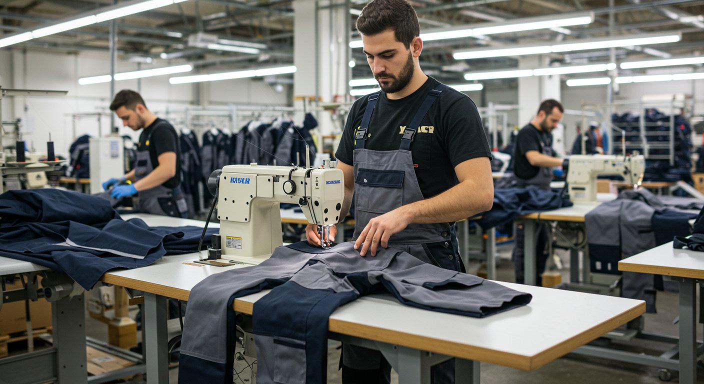 Производство спецодежды комбинезонов для строителей