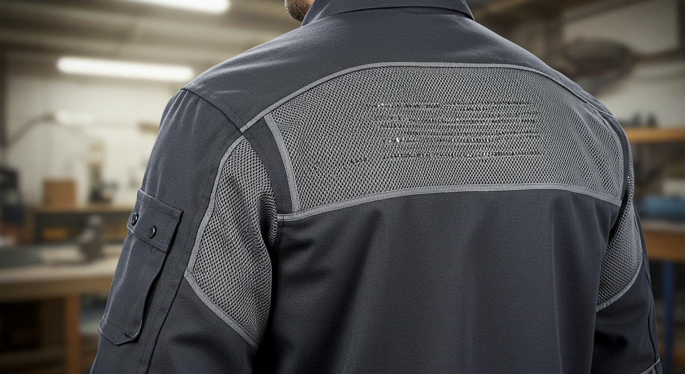 Современные вентиляционные вставки для спецодежды Вентиляционные вставки в спецодежде