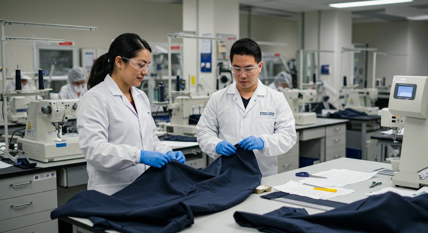 Производство спецодежды халатов для лабораторного персонала