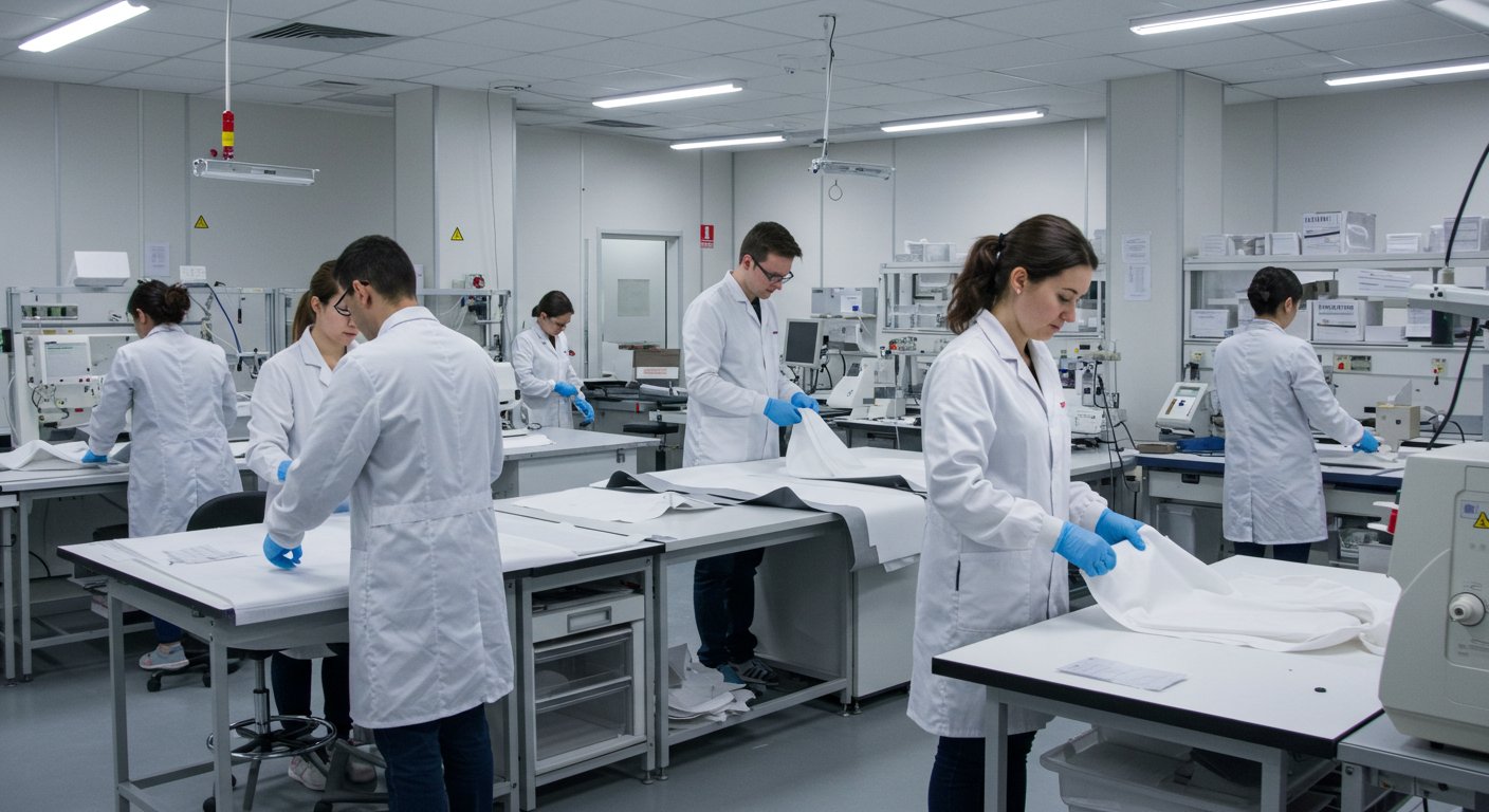 Халат для лабораторного персонала