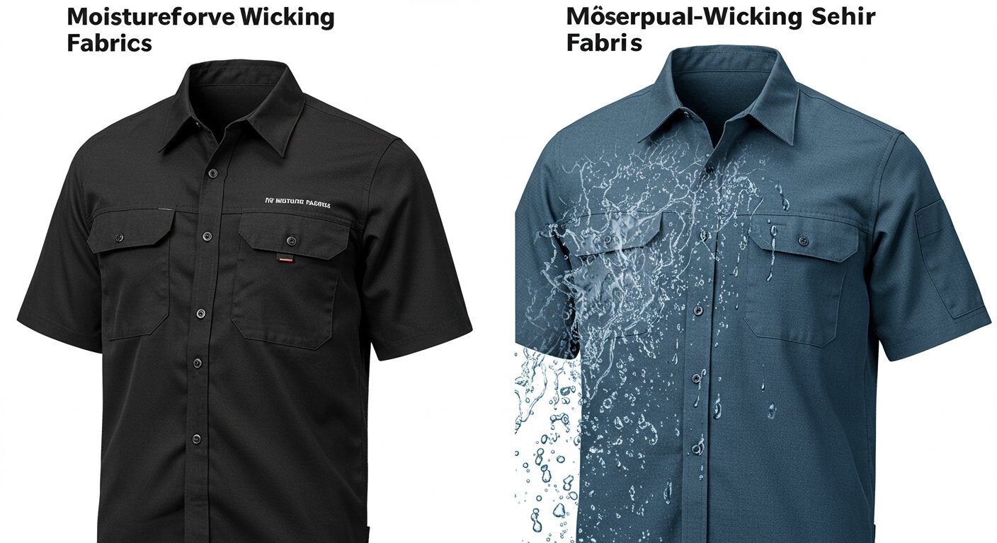 Влагоотводящие ткани в спецодежде