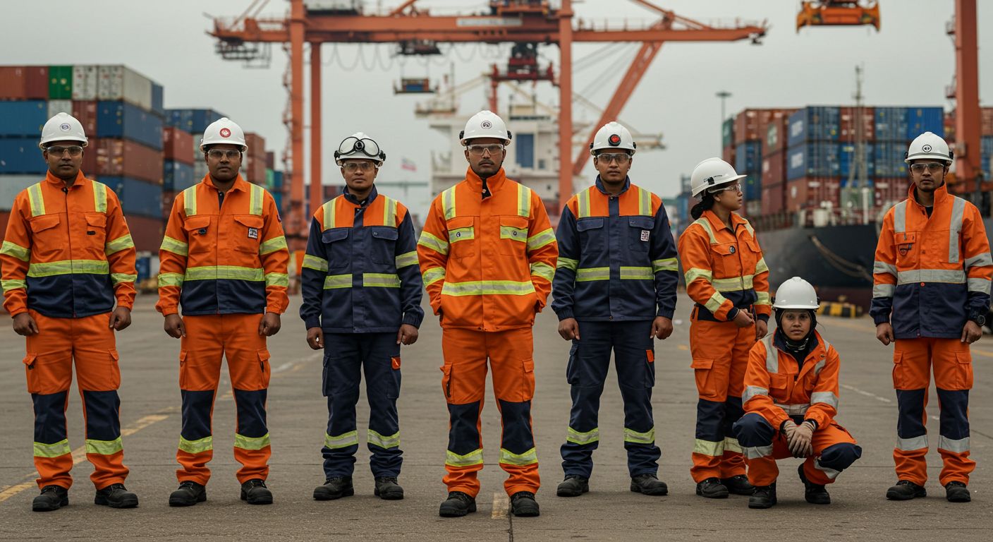 Спецодежда для работников портовых служб