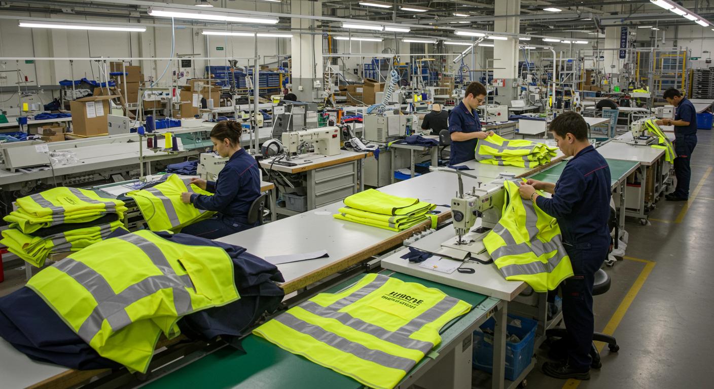 Сигнальный жилет для дорожников