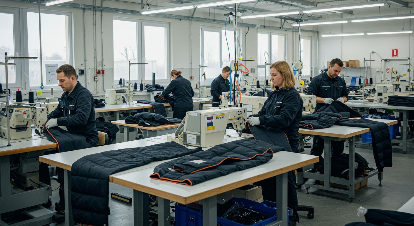 Производство спецодежды с утепленной мембраной