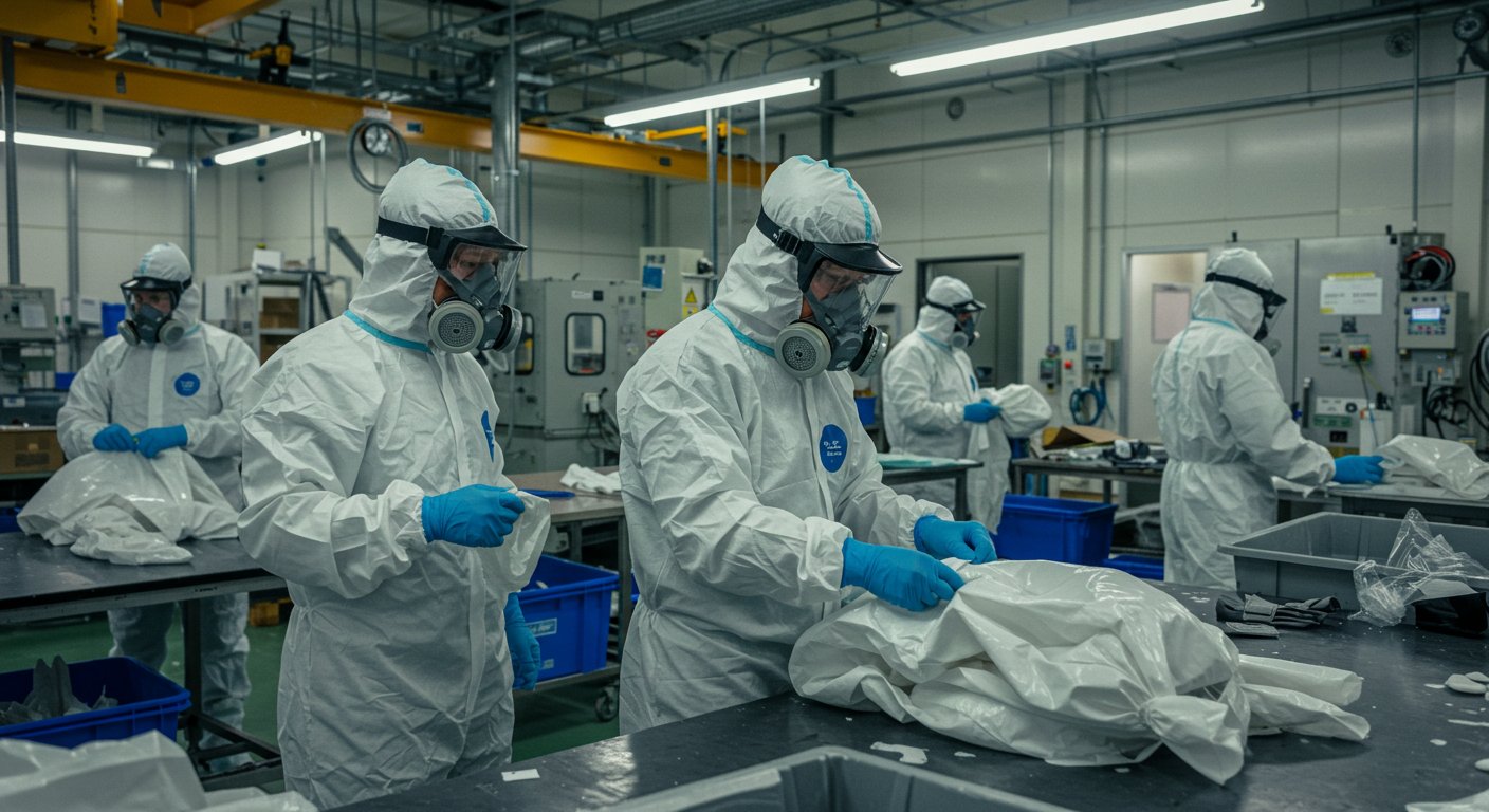 Спецодежда для работы с агрессивными веществами